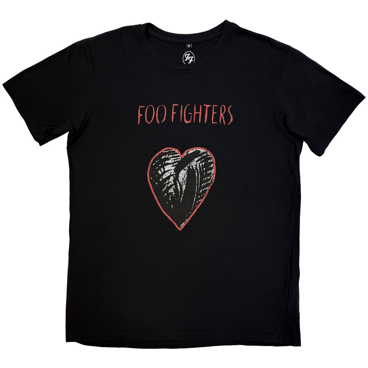 Foo Fighters Unisex Premium Carbon T-Shirt: One By One (Black) (Back Print)