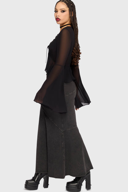 Gaia Adorned Long Sleeve Top (✦ Killstar)