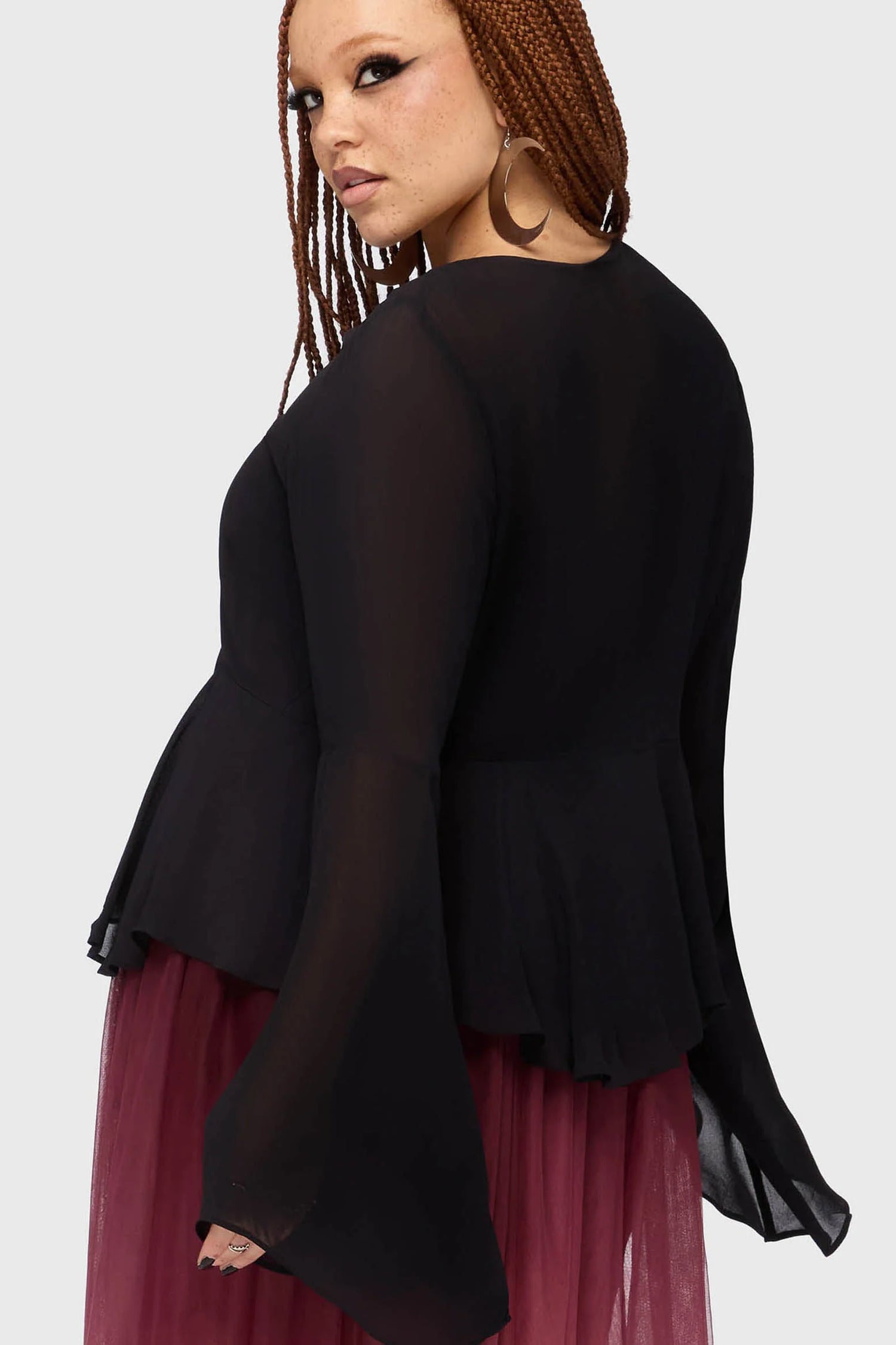 Gaia Adorned Long Sleeve Top (✦ Killstar)