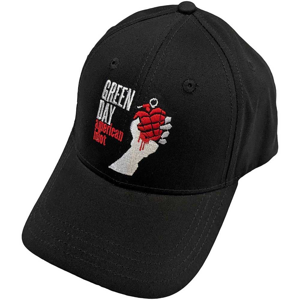 Green Day Unisex Baseball Cap: American Idiot (Black) 