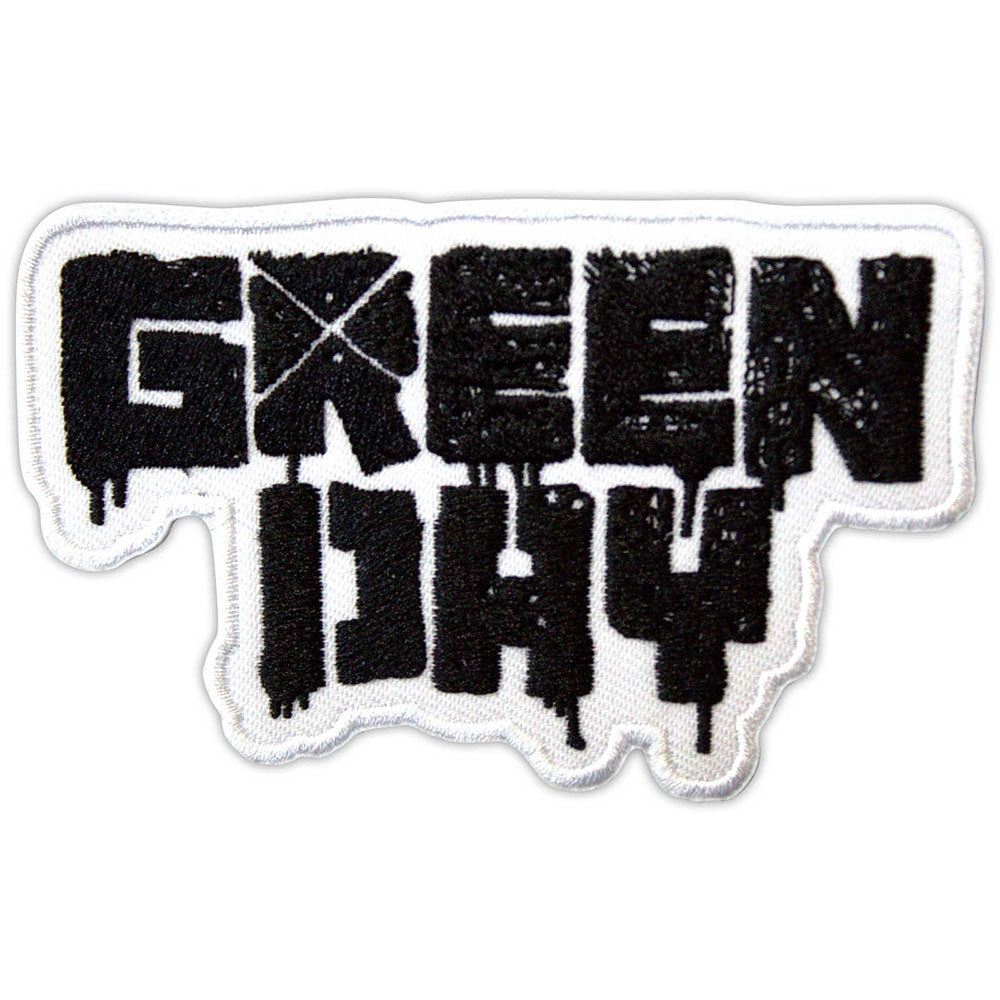 Green Day Standard Patch: 21st Century Breakdown B&amp;amp;W Logo 