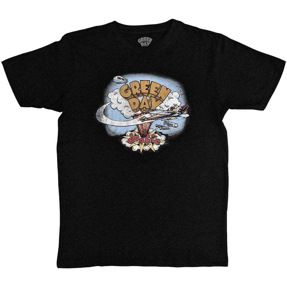 Green Day Unisex T-Shirt: Dookie Vintage (Black)