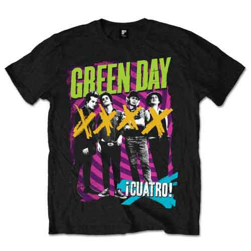 Green Day Unisex T-Shirt: Hypno 4 (Black) 