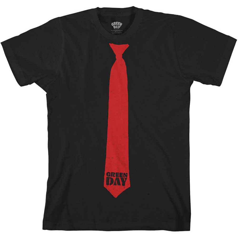 Green Day Unisex T-Shirt: Tie (Black) 