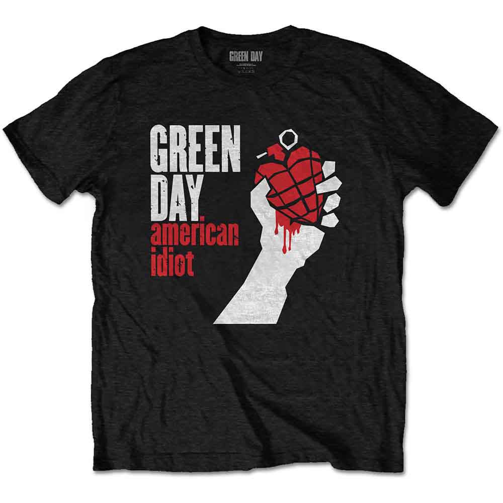Green Day Unisex T-Shirt: American Idiot (Black) 