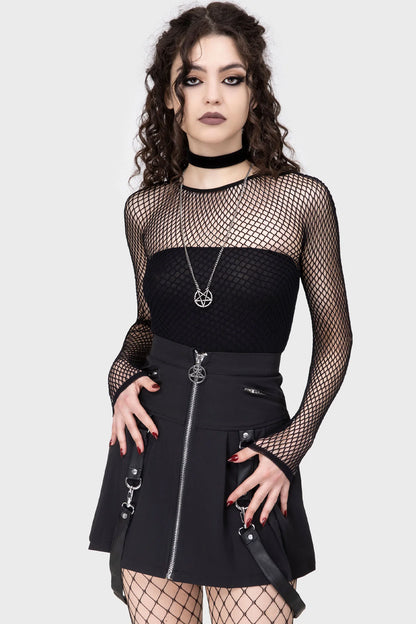 Hellrazor Fishnet Top (✦ Killstar)