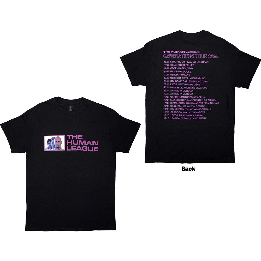 The Human League Unisex T-Shirt: Generations Tour &
