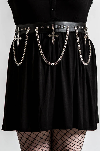 Hope To Die Cross Belt (✦ Killstar)