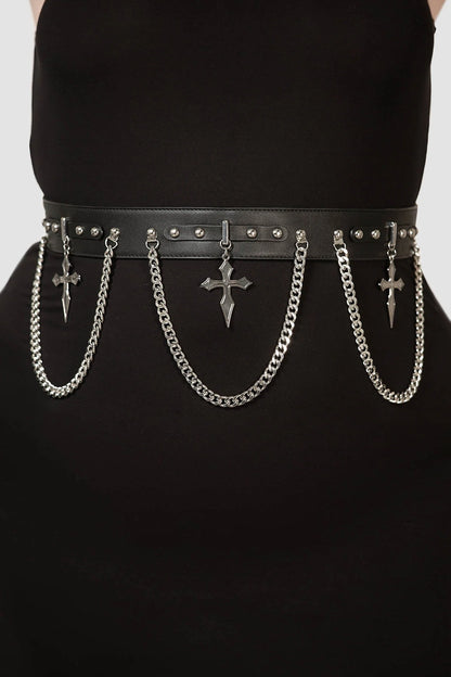 Hope To Die Cross Belt (✦ Killstar)