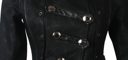 SOLD! Gothic Mens Long Winter Coat (✦ Punk Rave) Y-364 - ONE-OFF/Einzelstück - Size X-Large