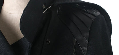 SOLD! Gothic Mens Long Winter Coat (✦ Punk Rave) Y-364 - ONE-OFF/Einzelstück - Size X-Large