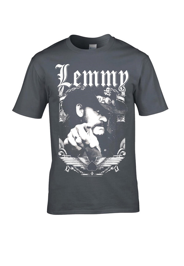 Motorhead Lemmy Unisex T-Shirt: Respect 1945 - 2015 (Grey)