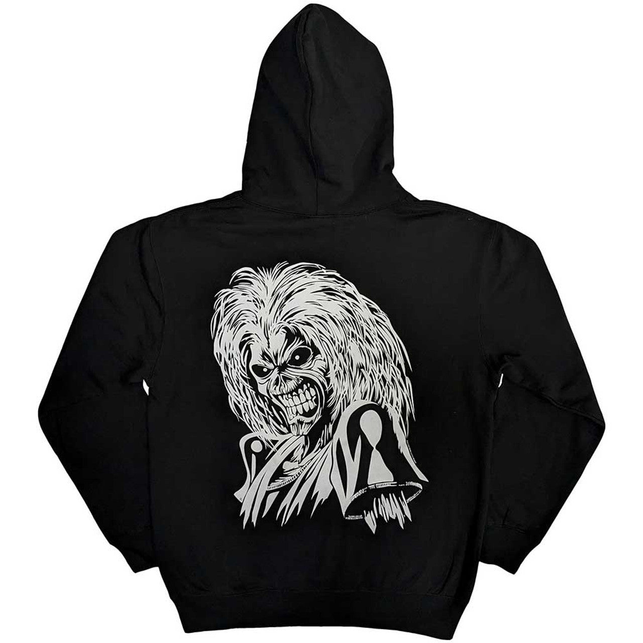 Iron Maiden Unisex Pullover Hoodie: Killers Eddie (Black) (Back Print) 