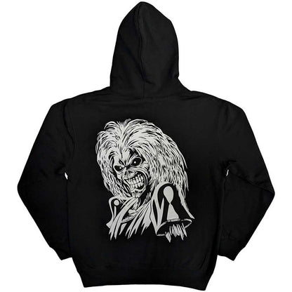 Iron Maiden Unisex Pullover Hoodie: Killers Eddie (Black) (Back Print)