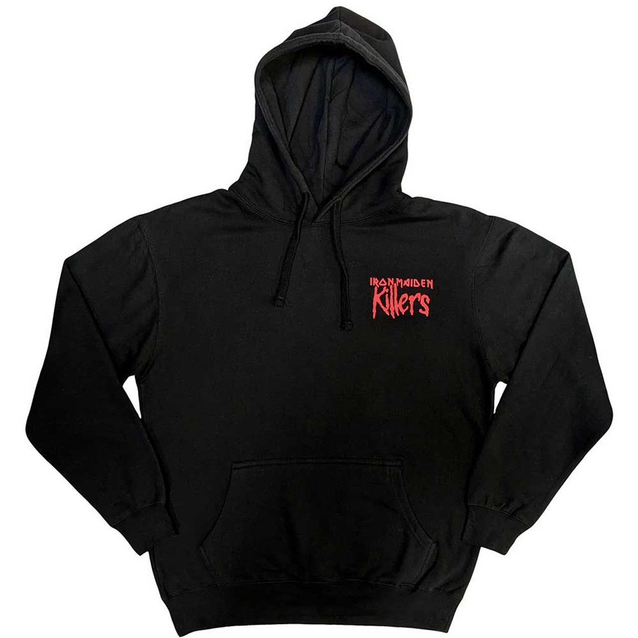 Iron Maiden Unisex Pullover Hoodie: Killers Eddie (Black) (Back Print) 