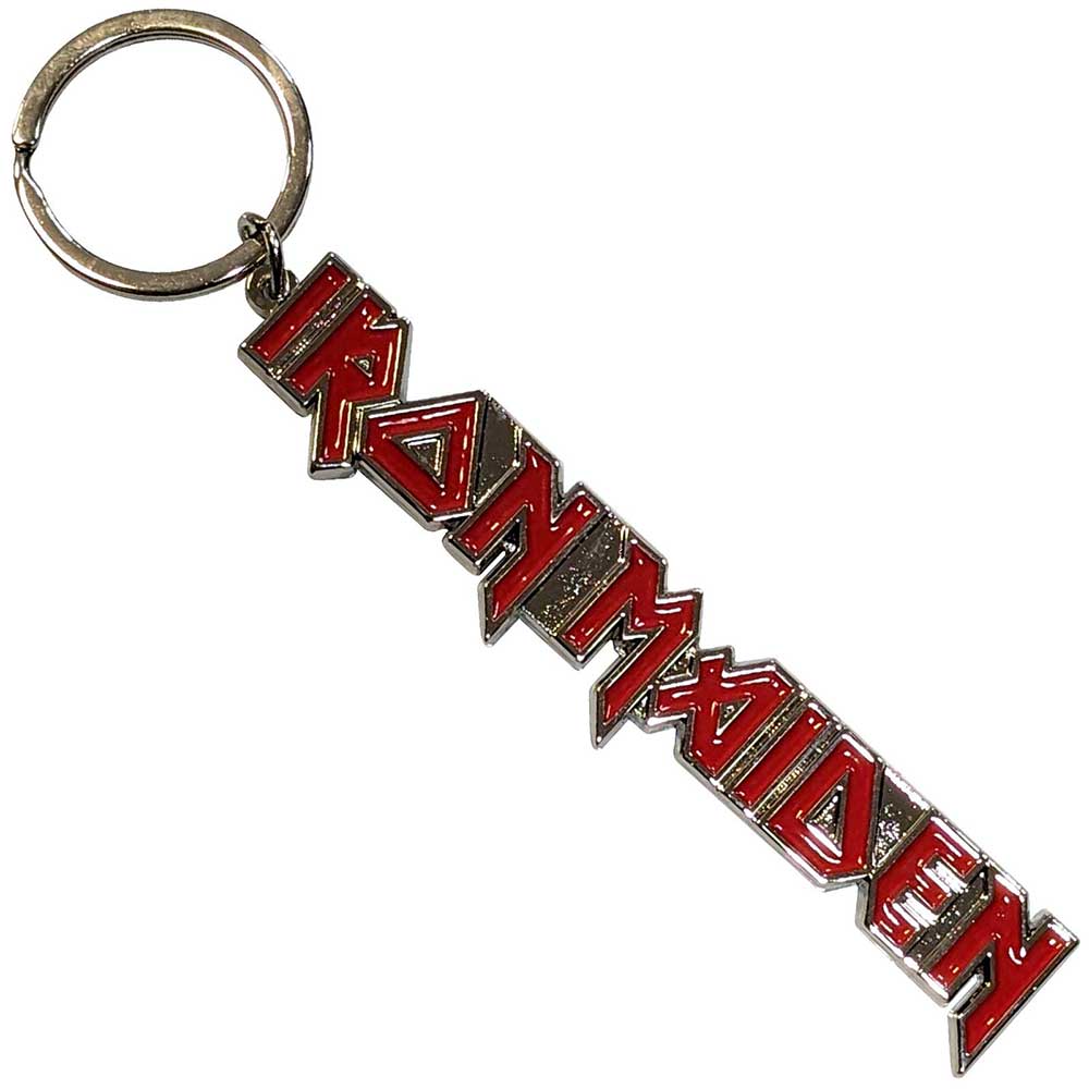 Iron Maiden Keychain: Logo With Tails 