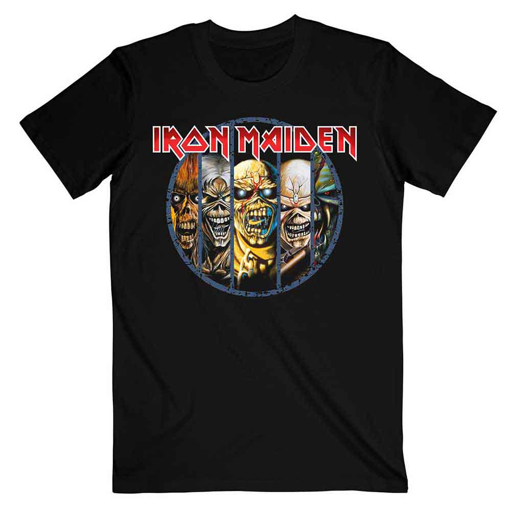 Iron Maiden Unisex T-Shirt: Eddie Evolution (Black)
