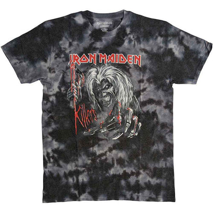 Iron Maiden Unisex T-Shirt: Ed Kills Again (Black) (Wash Collection)