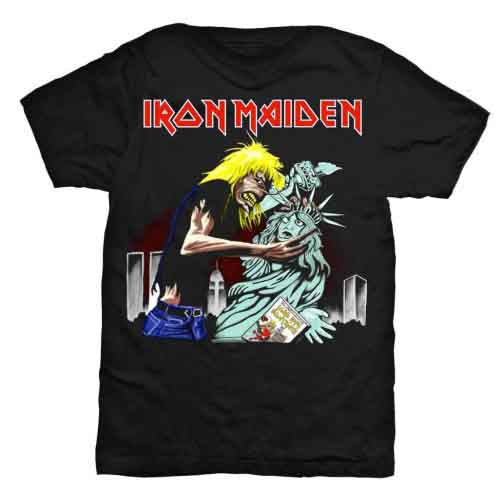 Iron Maiden Unisex T-Shirt: New York (Black)