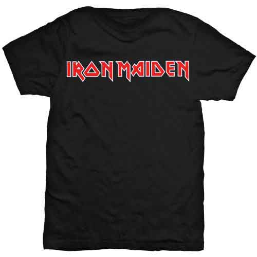 Iron Maiden Unisex T-Shirt: Logo (Black)