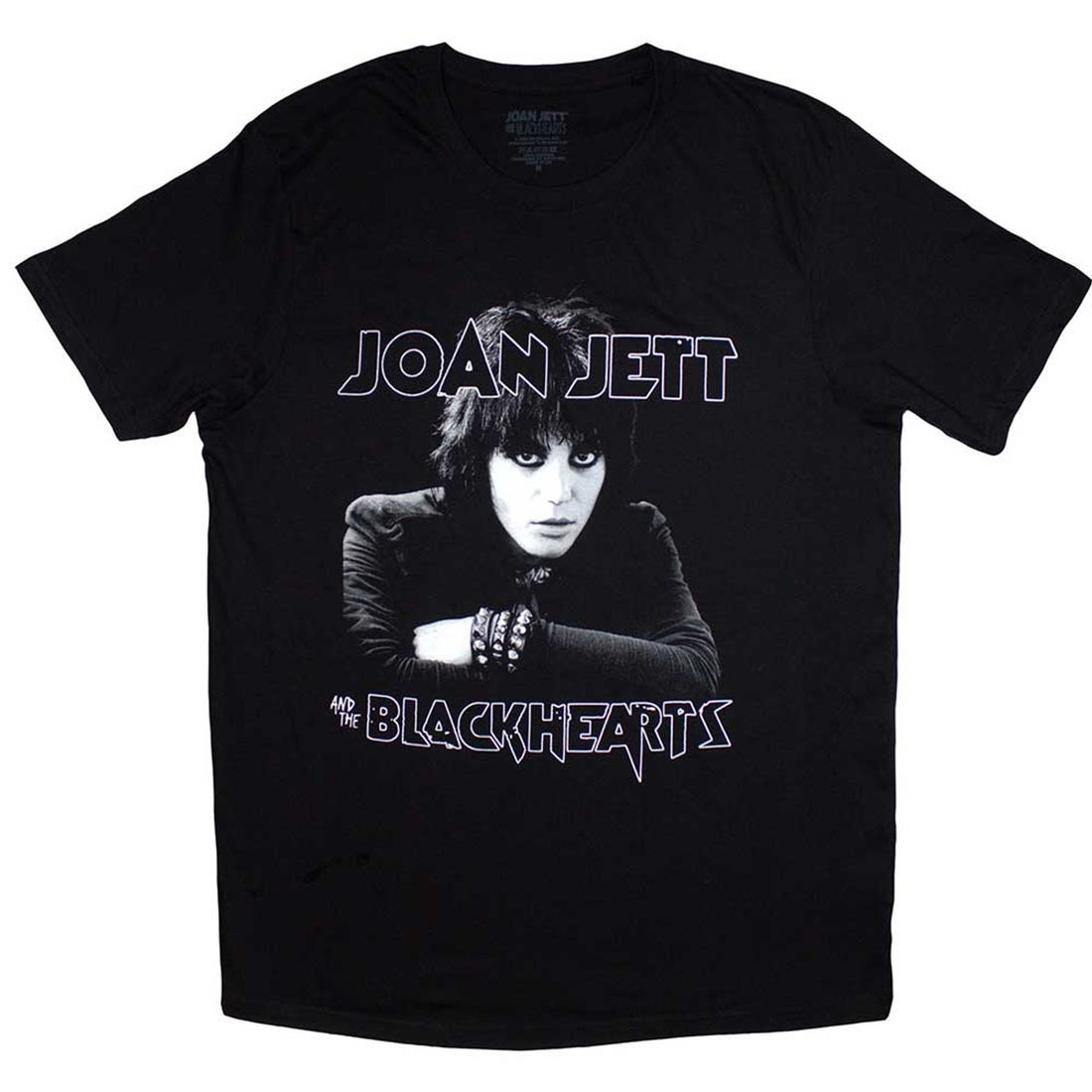 Joan Jett &amp; The Blackhearts Unisex T-Shirt: Photo (Black)
