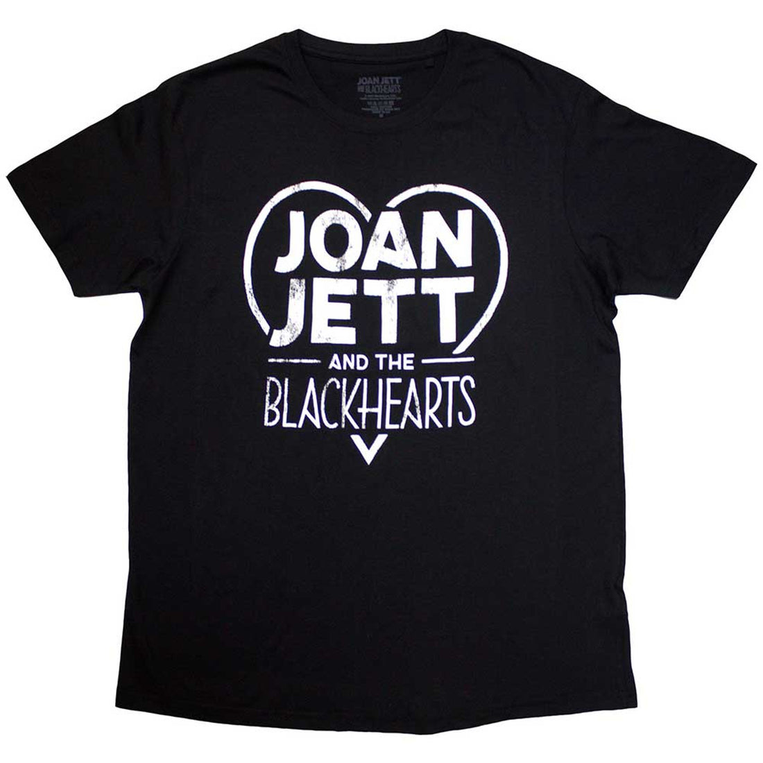 Joan Jett &amp; The Blackhearts Unisex T-Shirt: Band Logo (Black)