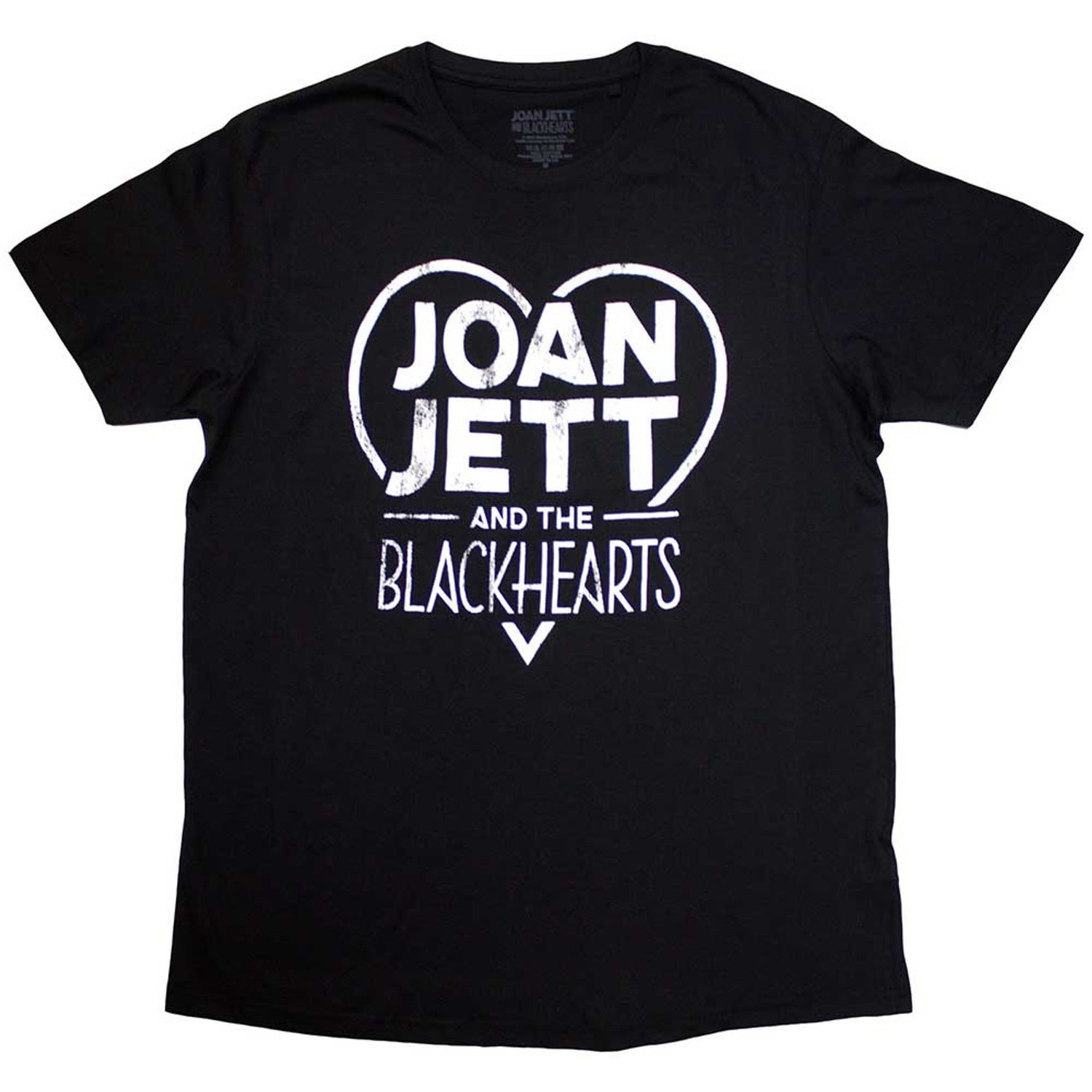 Joan Jett &amp; The Blackhearts Unisex T-Shirt: Band Logo (Black)