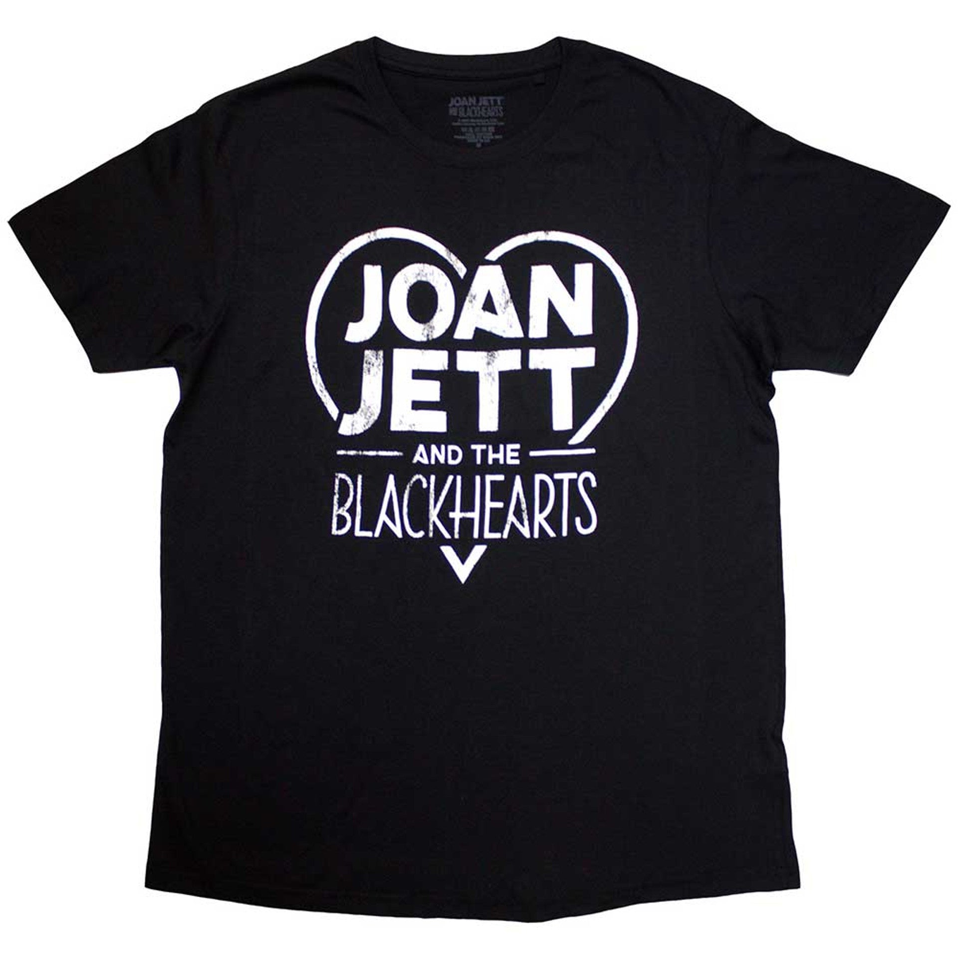 Joan Jett &amp; The Blackhearts Unisex T-Shirt: Band Logo (Black)