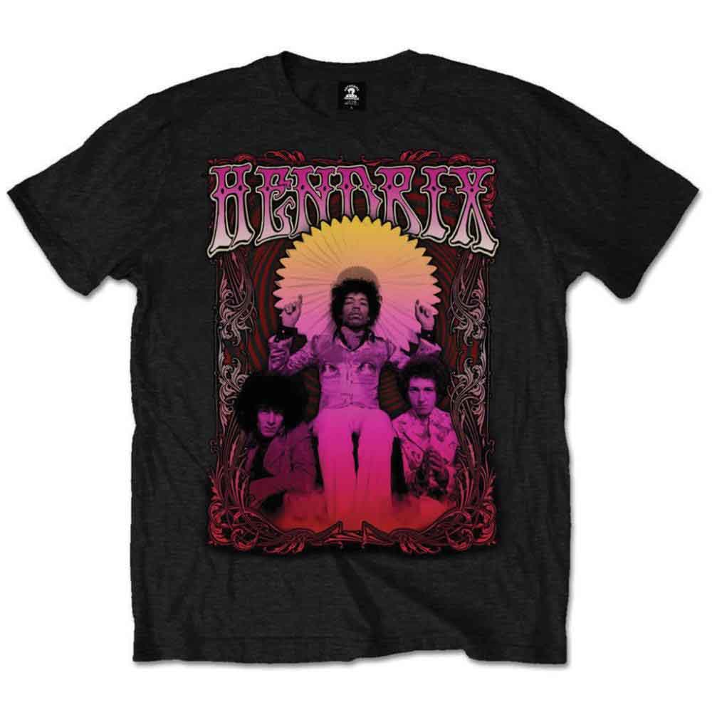 Jimi Hendrix Unisex T-Shirt: Ferris Wheel (Black) 
