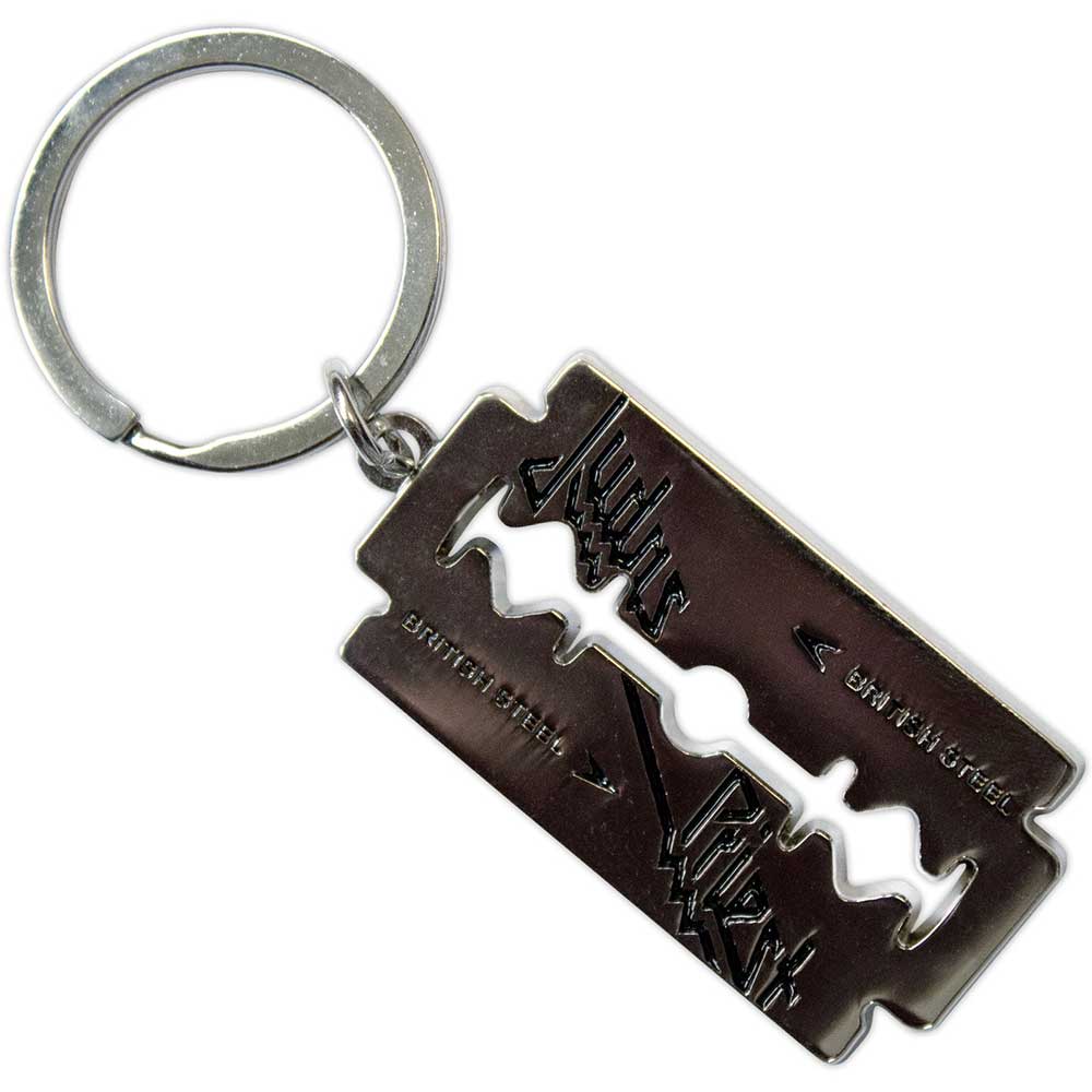 Judas Priest Keychain: British Steel Razor Blade