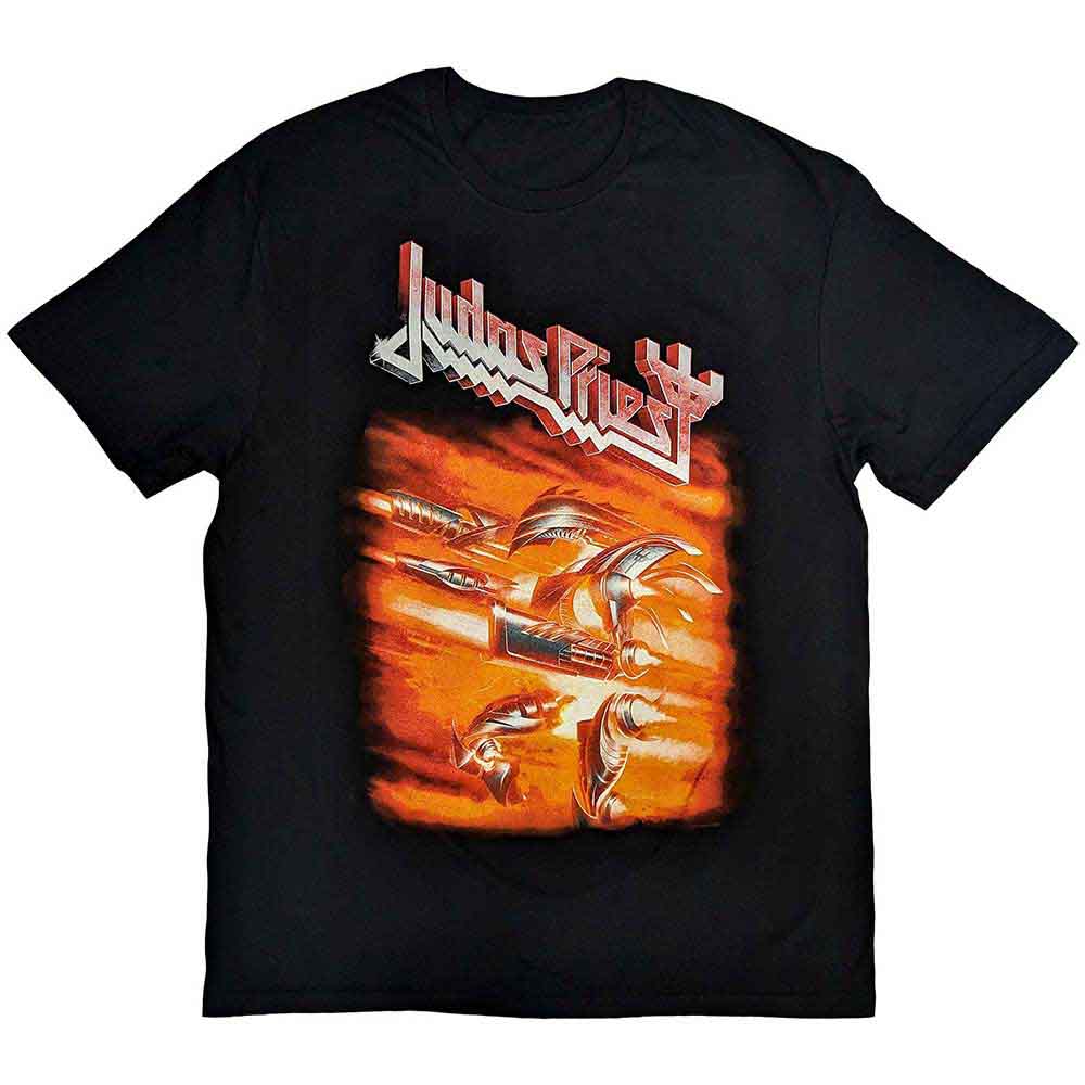 Judas Priest Unisex T-Shirt: Firepower (Black) 