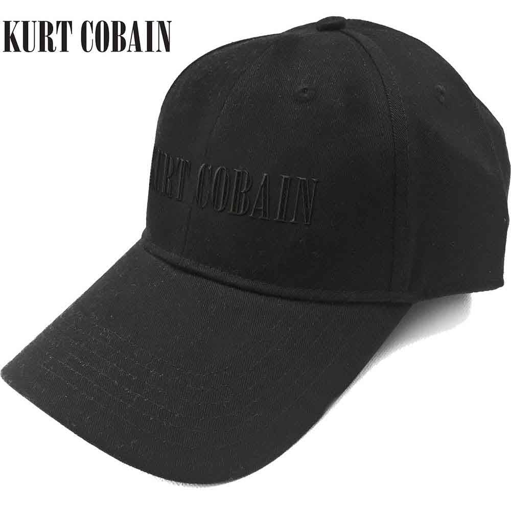 Nirvana Kurt Cobain Unisex Baseball Cap: Logo (Black) 