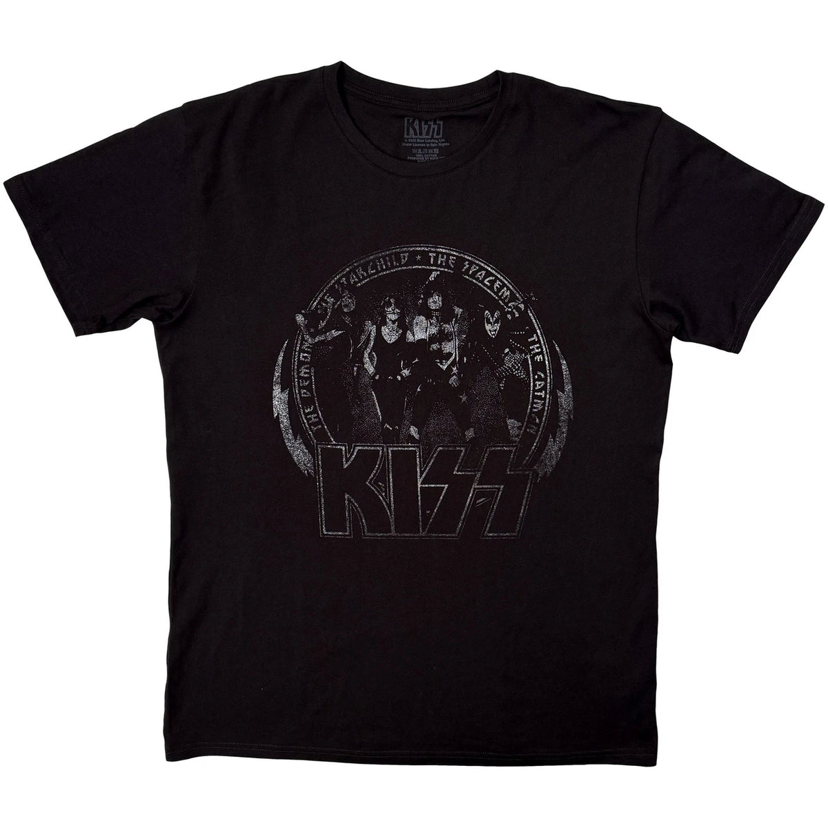 KISS Unisex T-Shirt: Spaceman (Black)