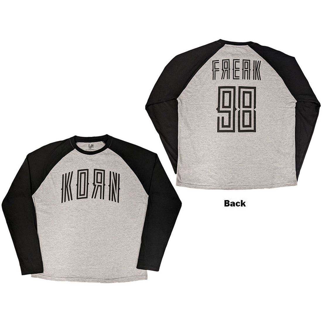 Korn Unisex Raglan T-Shirt: Freak &