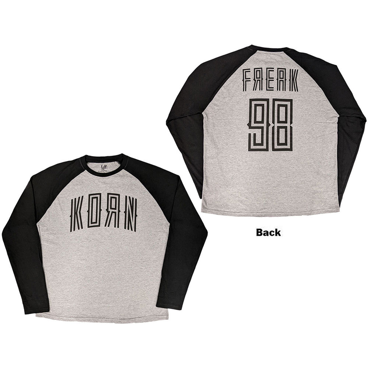 Korn Unisex Raglan T-Shirt: Freak &