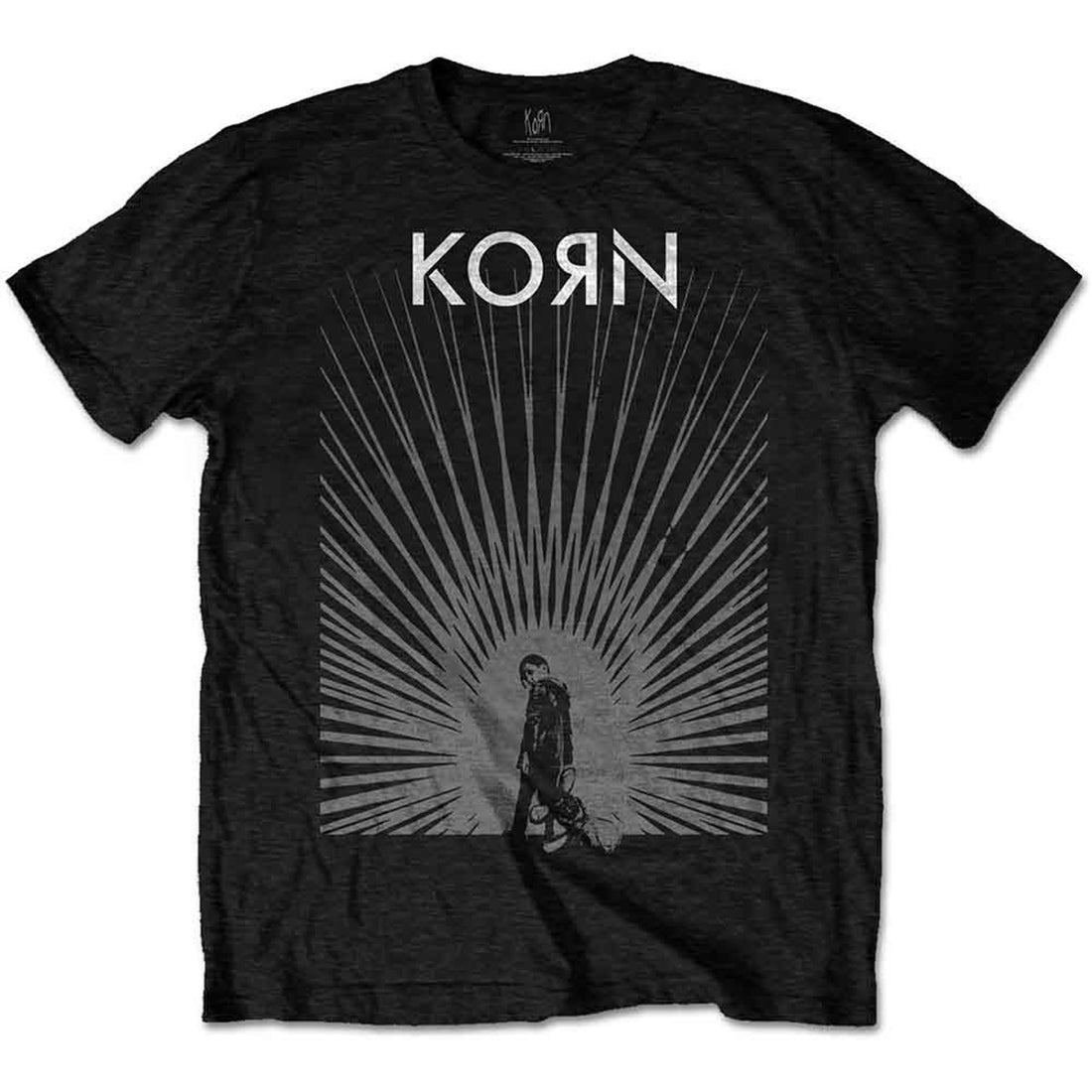 Korn Unisex T-Shirt: Radiate Glow (Black)