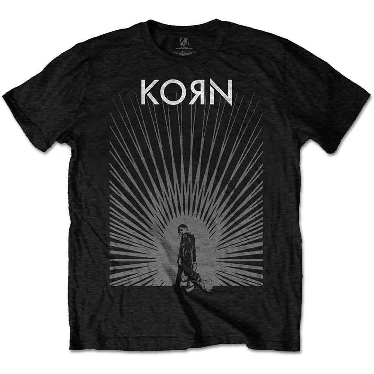 Korn Unisex T-Shirt: Radiate Glow (Black)
