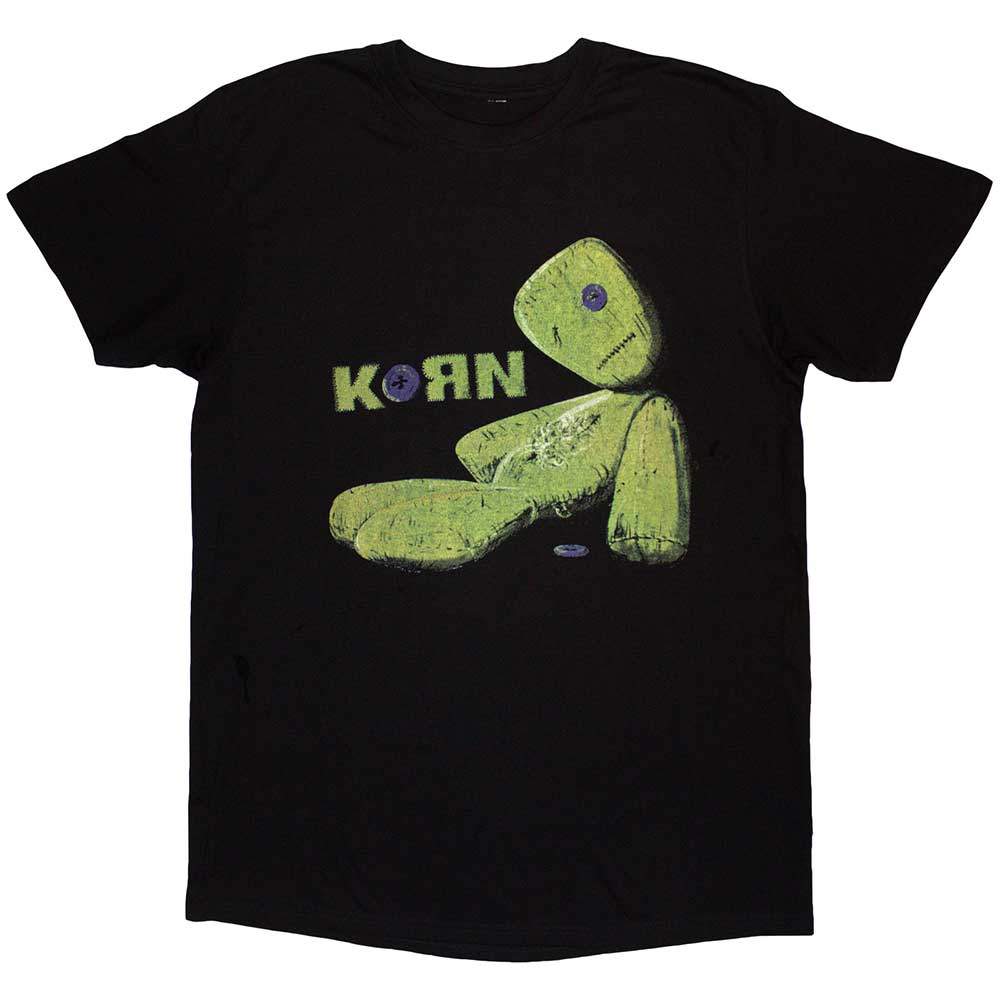 Korn Unisex T-Shirt: Issues Tracklist (Black) (Back Print)