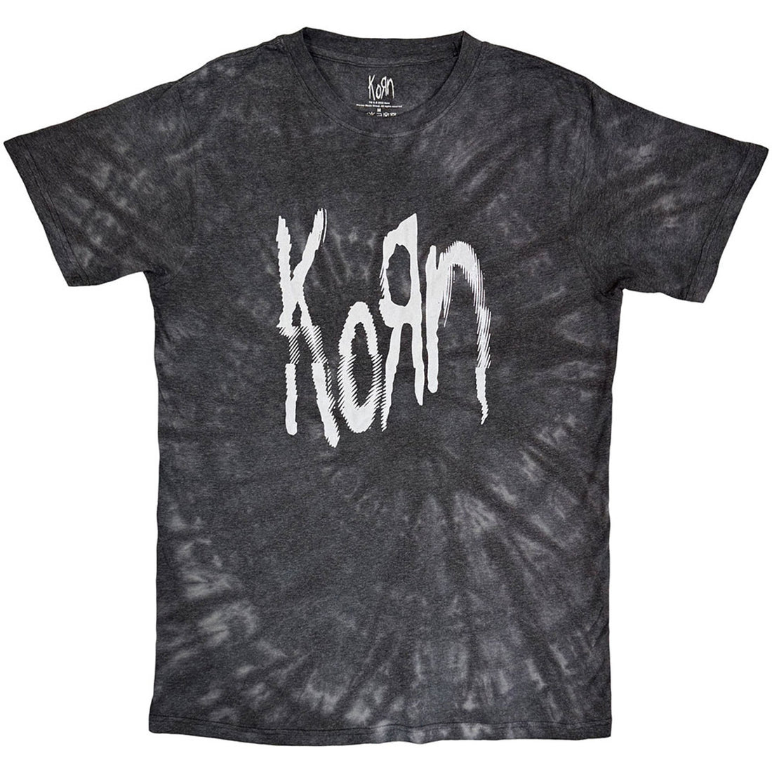 Korn Unisex T-Shirt: Spider Glitch (Black) (Wash Collection)