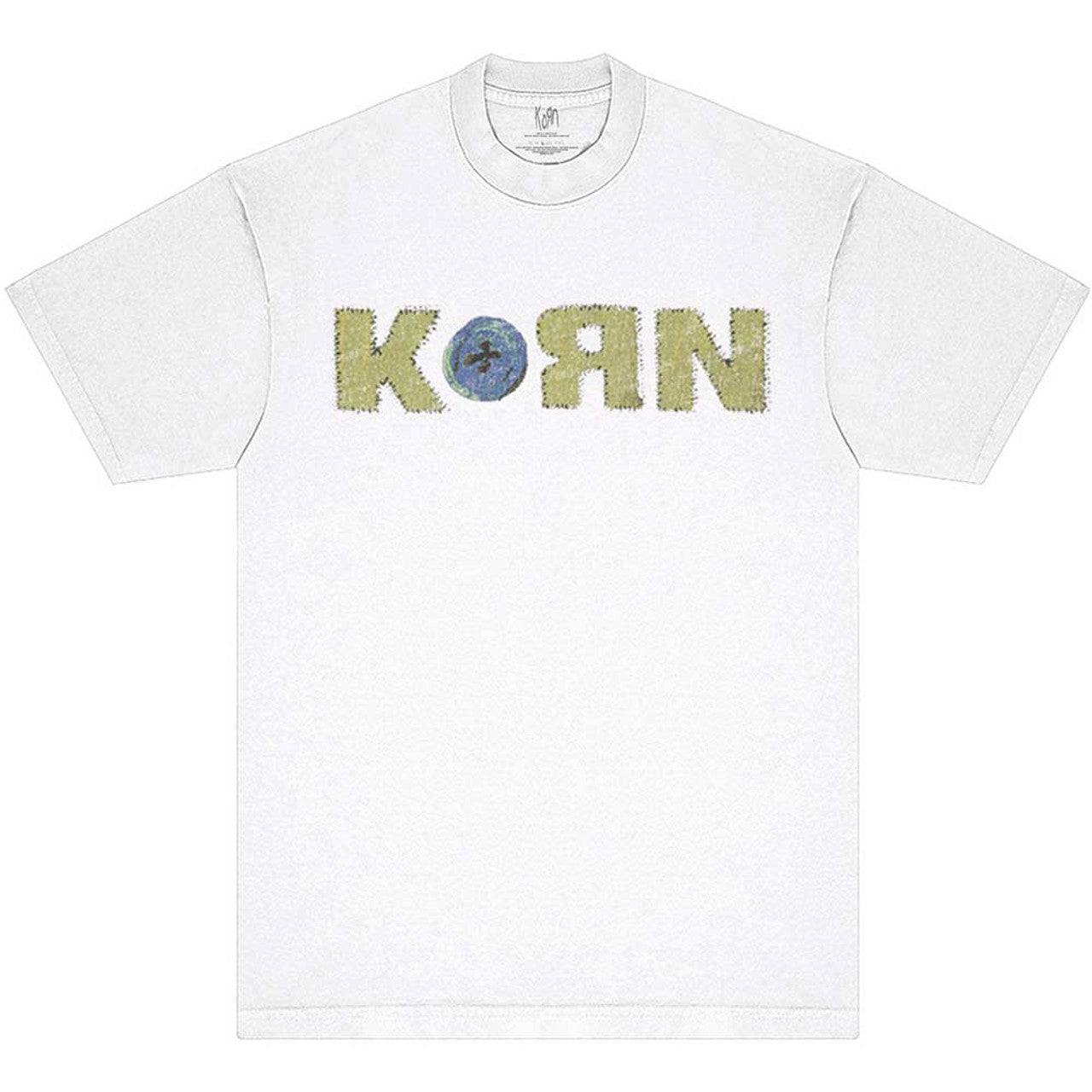 Korn Unisex T-Shirt: Doll Issues (White) (Back Print)
