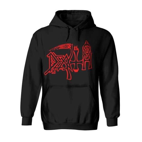 Death Unisex Pullover Hoodie: Scream Bloody Gore (Black) (Back Print)