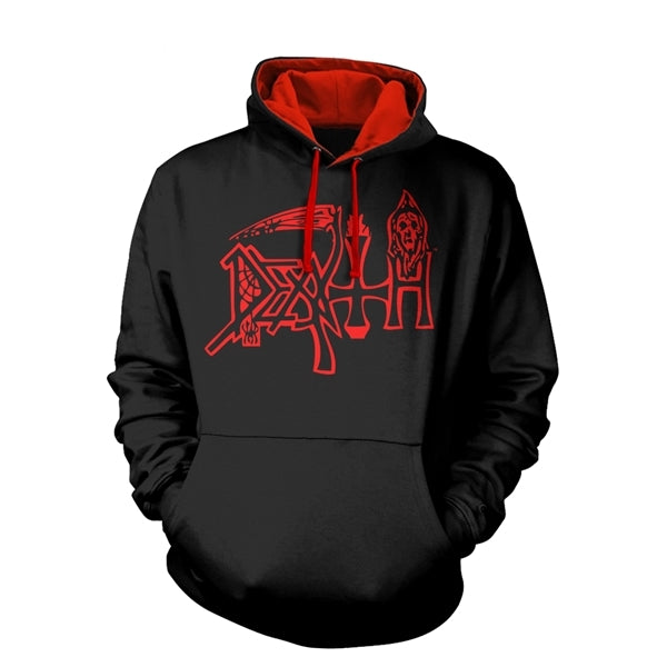 Death Unisex Pullover Hoodie: Scream Bloody Gore (Black) (Back Print)