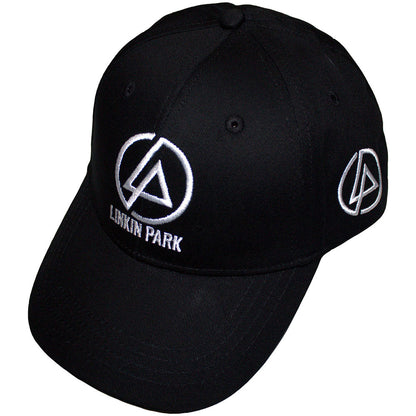 Linkin Park Unisex Baseball Cap: Concentric Side Logo (Black)