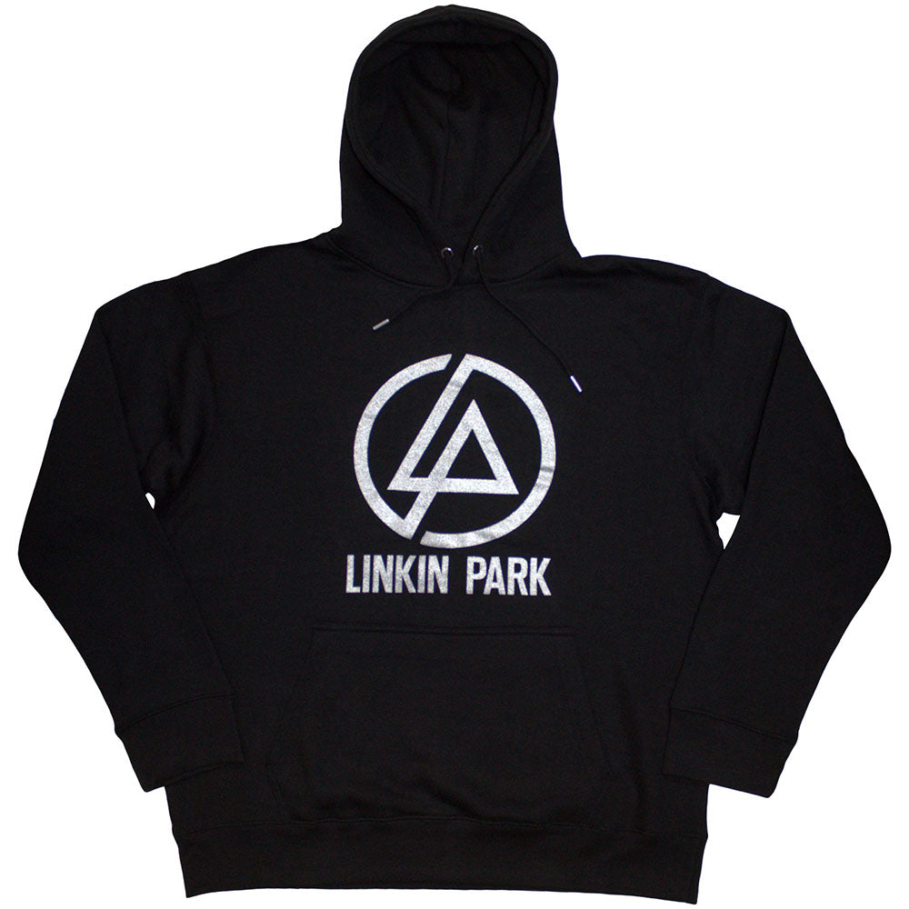 Linkin Park Unisex Pullover Hoodie: Concentric (Black) 