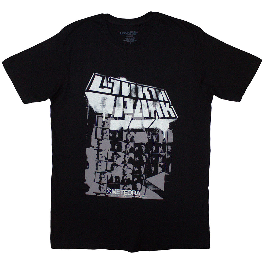 Linkin Park Unisex T-Shirt: Spray Collage (Black) 