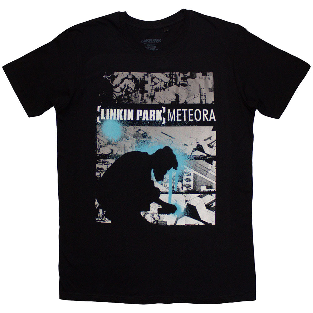 Linkin Park Unisex T-Shirt: Meteora Drip Collage (Black) 