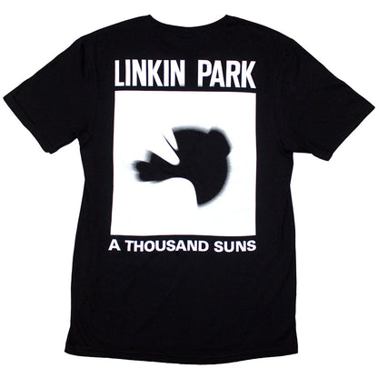 Linkin Park Unisex T-Shirt: A Thousand Suns (Black) (Back Print)