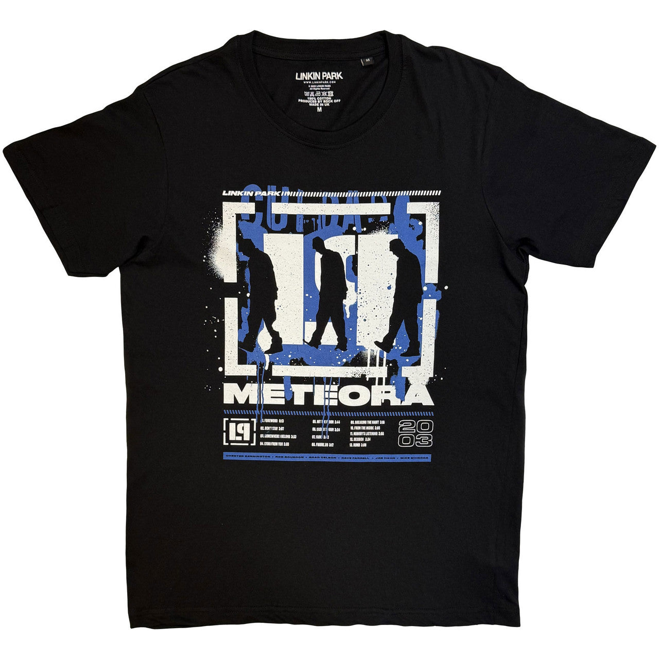 Linkin Park Unisex T-Shirt: Meteora Tour (Black) – RATTLESNAKE