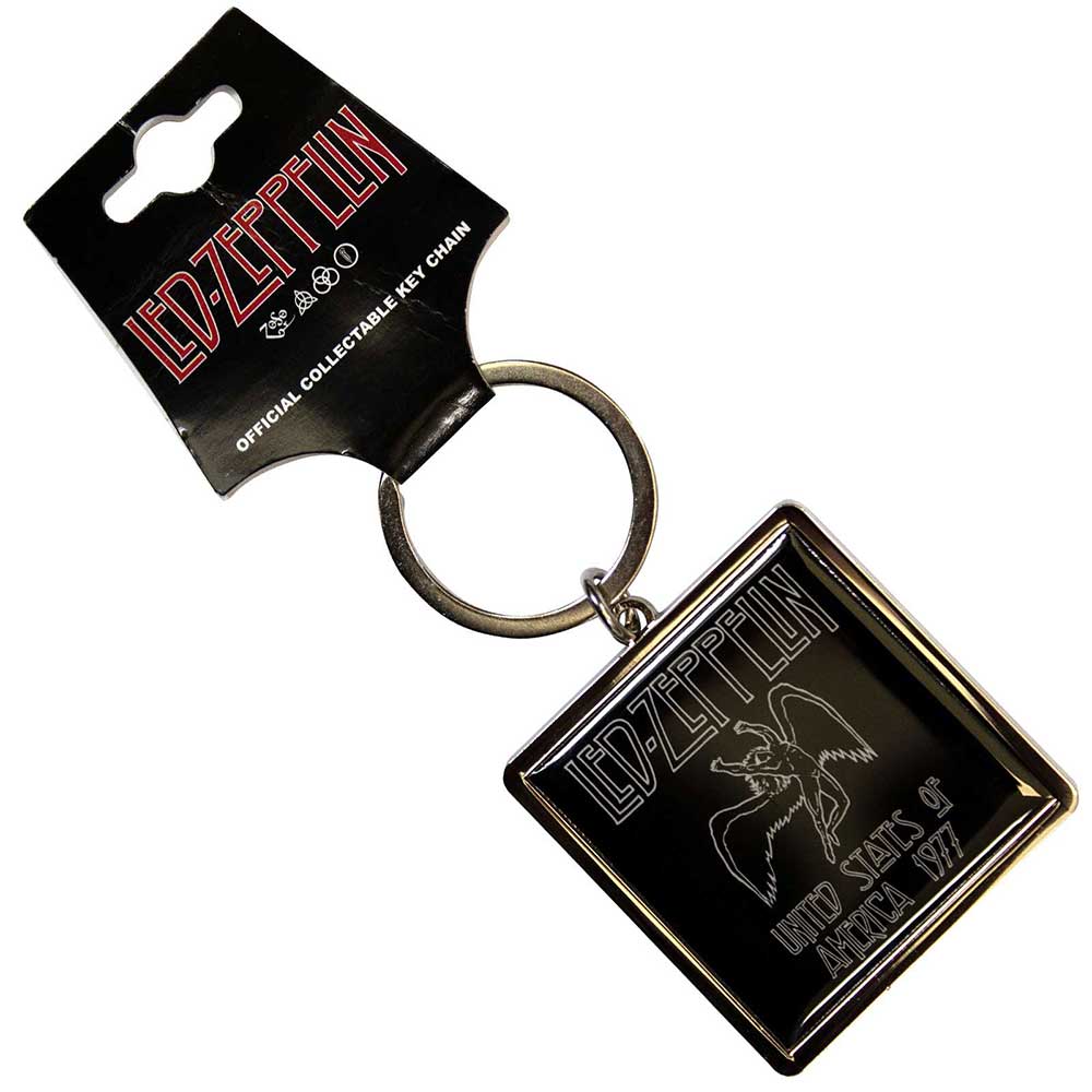 Led Zeppelin Keychain: 1977 USA Tour – RATTLESNAKE