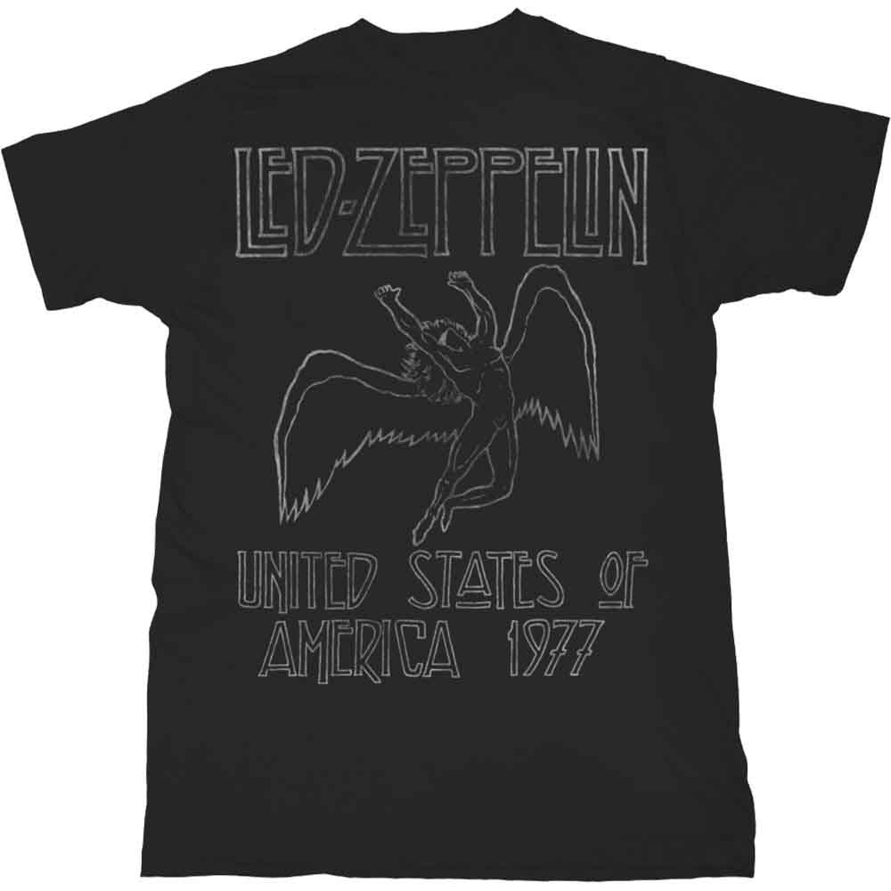 Led Zeppelin Unisex T-Shirt: USA &